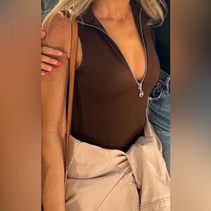 Paulina MESHKI PINK Athletic Bodysuit